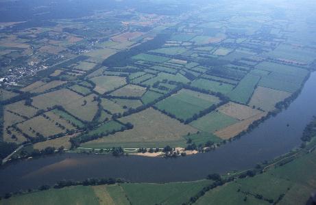 Bocage du Véron en vue aérienne